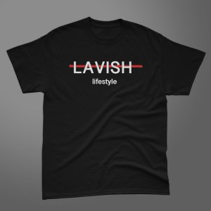 SWD Lavish lifestyle Tshirt - Black