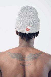 SWD 2MJ ribbed beanie - Ash