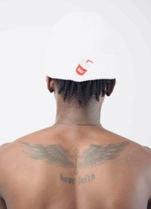 SWD 2MJ ribbed beanie - White