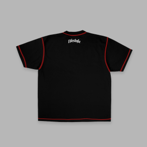SWD Double logo Threaded shirt - black