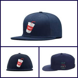 SWD 2MUCH JUICE (2MJ) SNAPBACK - NAVY BLUE with Box