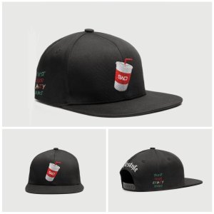 SWD 2MUCH JUICE (2MJ) SNAPBACK - BLACK with Box