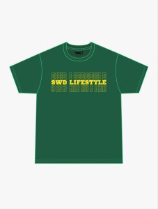 SWD HUNTER GREEN CHARTREUSE TSHIRT - GREEN